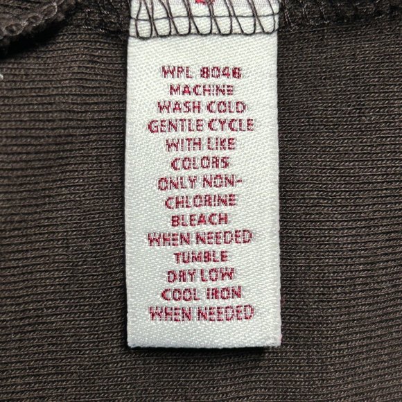 JM Collection Petite Lace Trimmed Tank Top in Brown - Size PL - Picture 4 of 4